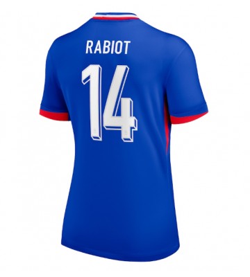 Francia Adrien Rabiot #14 Primera Equipación Mujer Eurocopa 2024 Manga Corta